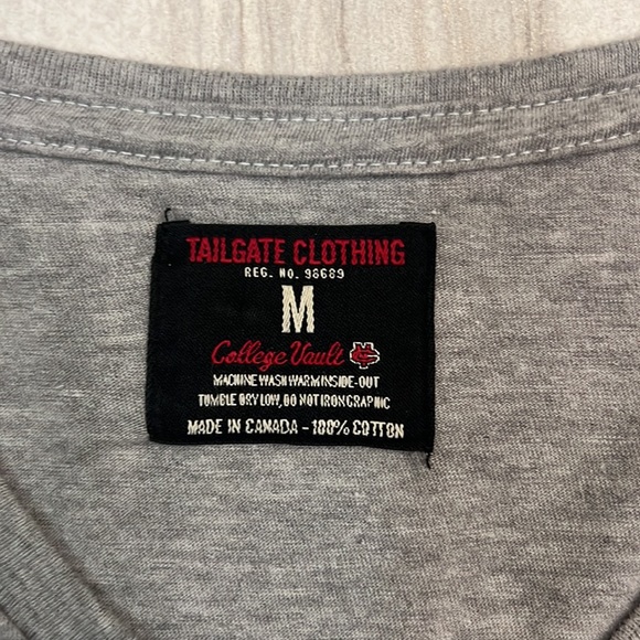 Tailgate Clothing Grey Iowa Hawkeye Tee - Picture 3 of 3